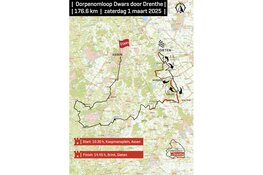 Dorpenomloop Dwars door Drenthe opent wielerseizoen op 1 maart