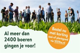 Korting voor Drentse boeren op kruidenrijke grasmengsels en groenbemestermengsels