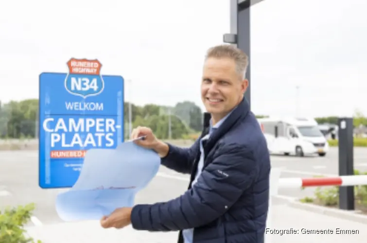 Nieuwe camperplaats Hunebed Highway geopend