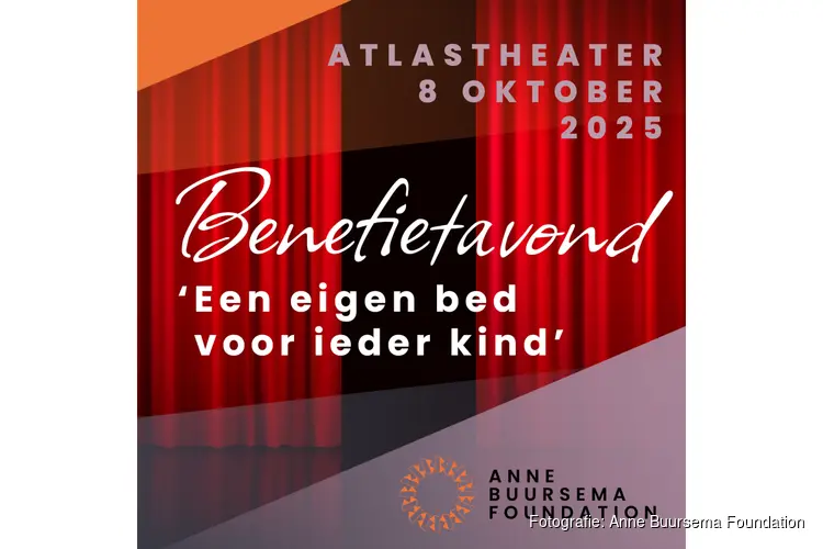 Benefietconcert Anne Buursema Foundation met titel 'Een eigen bed voor ieder kind'