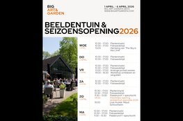 Feestelijke openingsweek Big Art & Garden: 1 - 6 april 2026